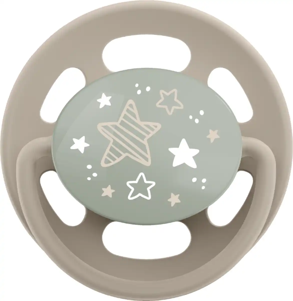 Bild 3 von nip Cherry® Night Greenline Schnuller Gr. 1 (0-6 Monate); Grün/Braun