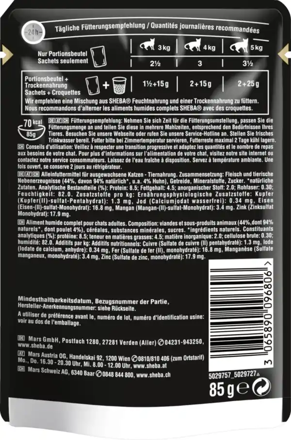 Bild 2 von Sheba Selection in Sauce mit Huhn, 85 g