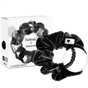 Bellody Velours Scrunchie Schwarz