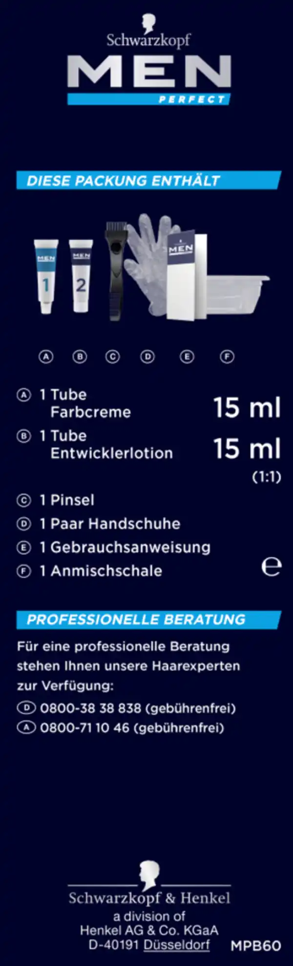 Bild 3 von Men Perfect Bart Coloration 60 Natur Braun