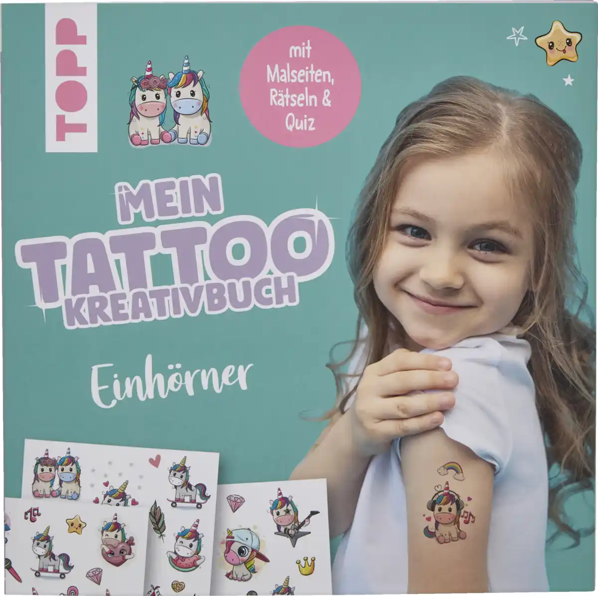 Bild 1 von IDEENWELT Tattoo-Kreativbuch Einhorn