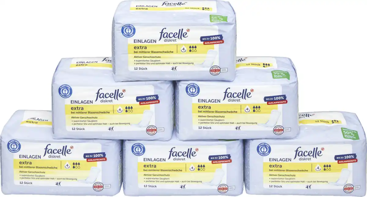 Bild 2 von facelle diskret Vorteilspack Einlagen extra