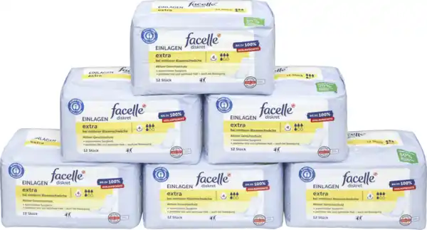 Bild 2 von facelle diskret Vorteilspack Einlagen extra