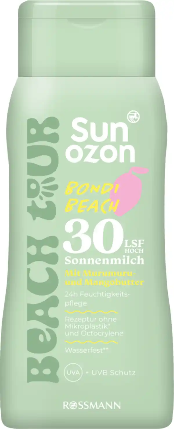 Bild 1 von sunozon Beach Tour Sonnenmilch Bondi Beach LSF30, 200 ml