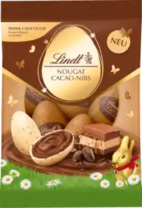 Lindt Nougat Cacao-Nibs Eier, 90 g