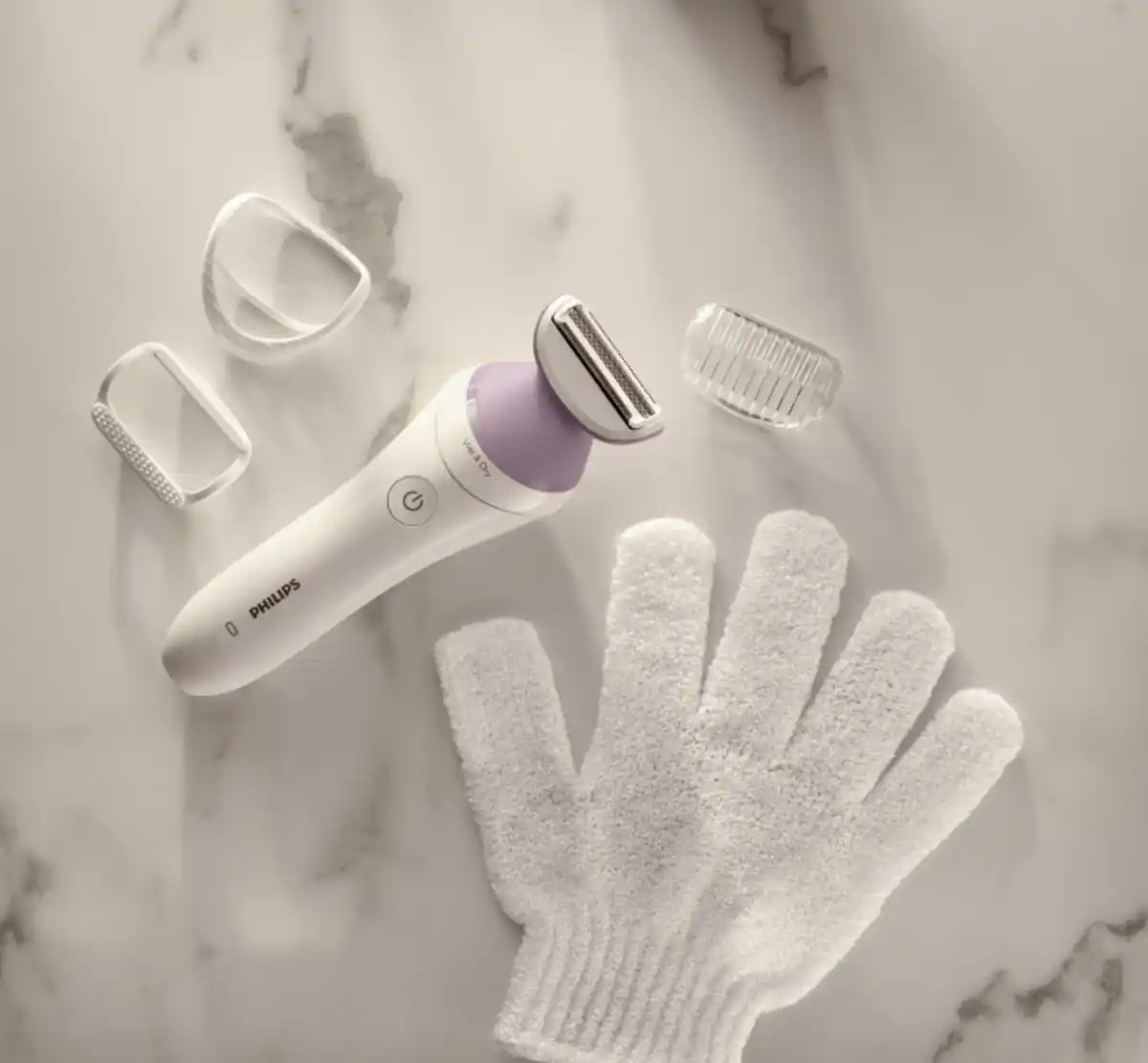 Bild 4 von PHILIPS Lady Shaver BRL136/00 - kabellose Nass- und Trockenrasur