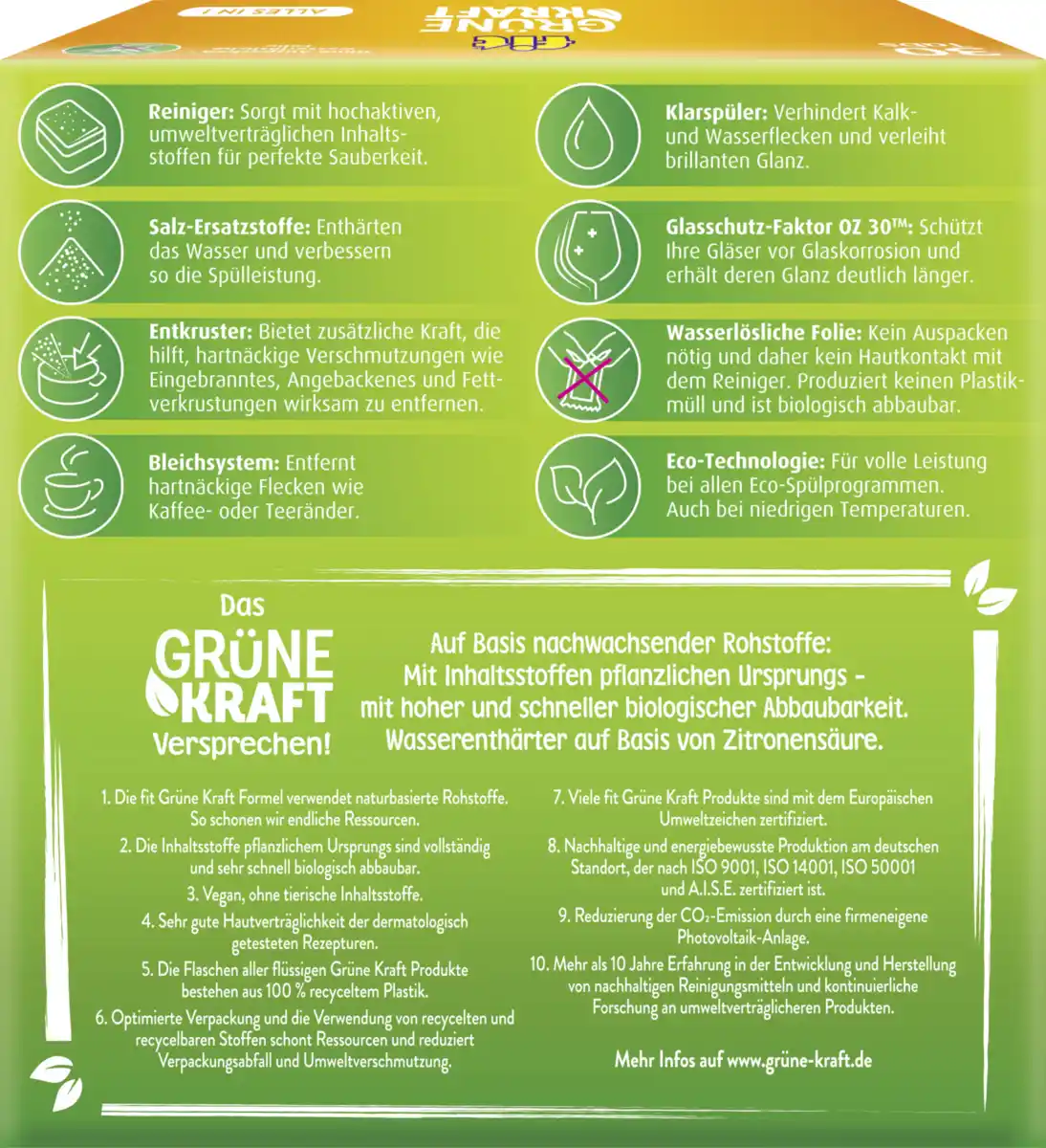 Bild 2 von fit Grüne Kraft Tabs Alles-in-1