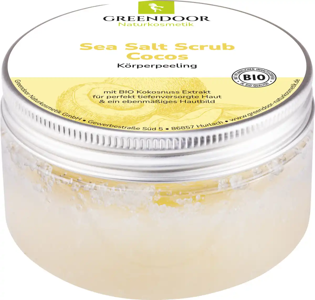 Bild 1 von GREENDOOR Sea-Salt Scrub Cocos, 280 g