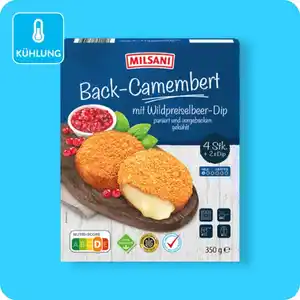 MILSANI Back-Camembert, Paniert und vorgebacken