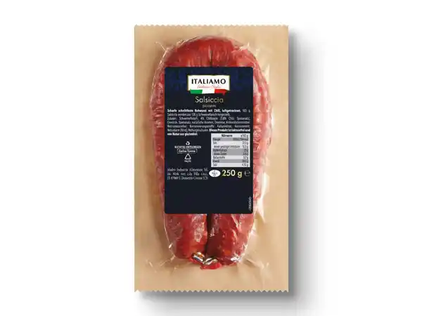 Bild 1 von Italiamo Salsiccia Piccante,  250 g