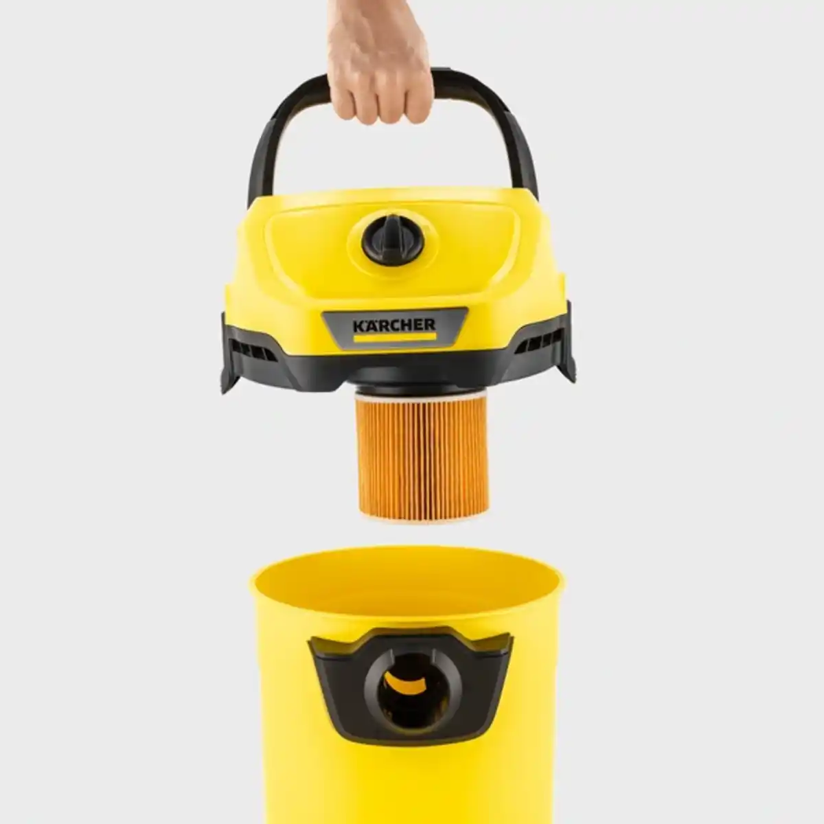Bild 3 von KÄRCHER Nass-Trockensauger »WD 3 V-17/4/20 «, gelb