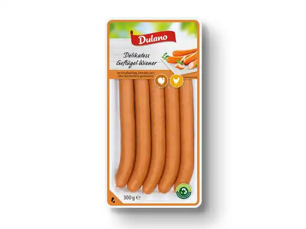 Bild 1 von Dulano Delikatess Geflügel-Wiener,  300 g