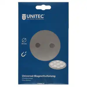 UniTec Magnethalterung für Rauchmelder Ø 5,9 cm