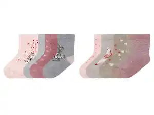 lupilu® Kleinkinder Socken, 7 Paar, mit Bio-Baumwolle