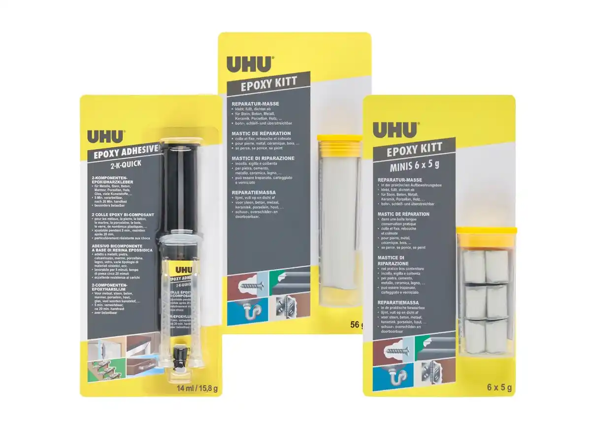 Bild 1 von UHU Epoxid-Kitt/Epoxidharzkleber