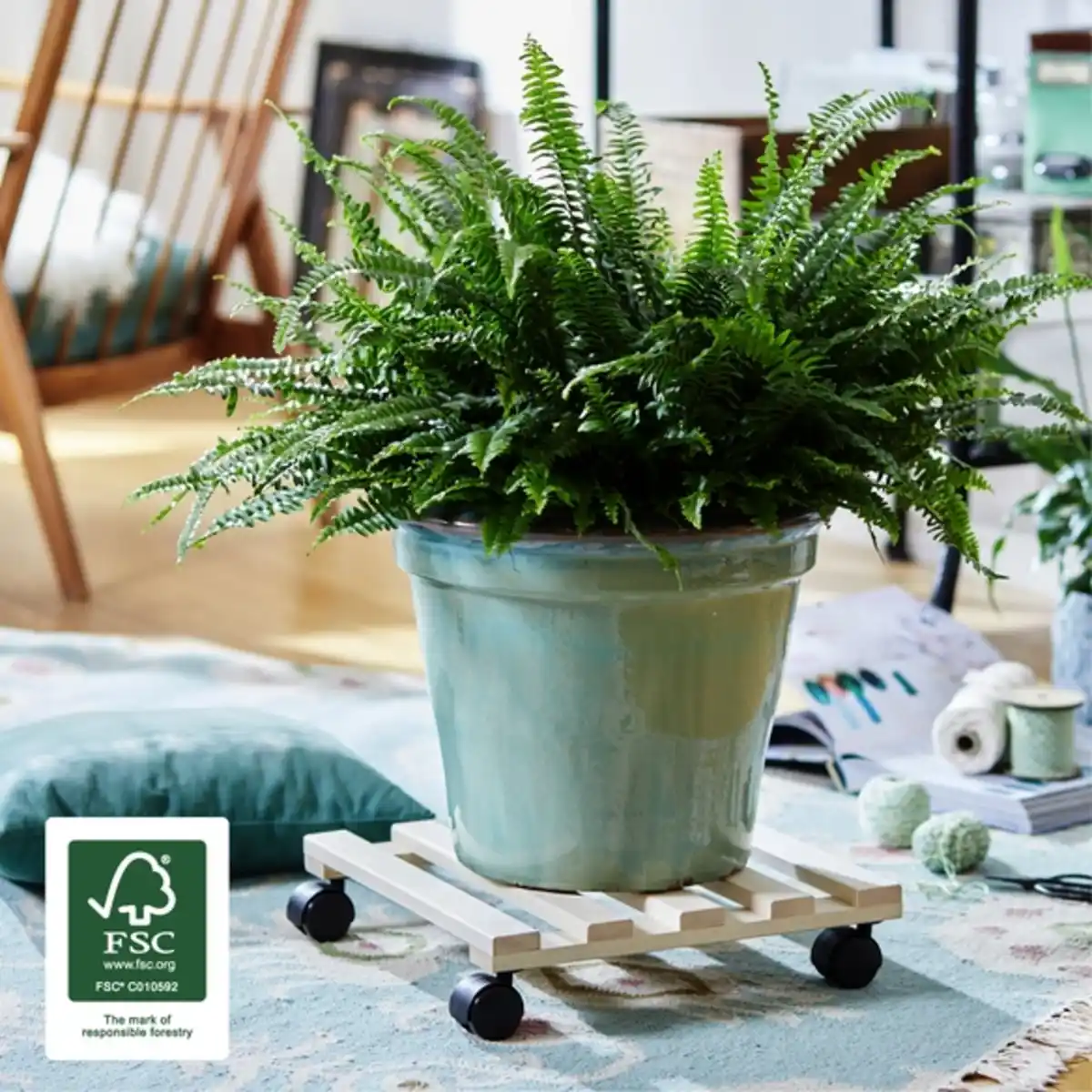 Bild 4 von WAGNER Multiroller »PALETTI«, BxL: 34 x 34 cm, Holz