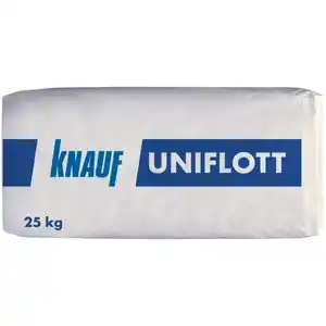 KNAUF Fertigputzgips »Uniflott«, 25 kg, weiß/grau