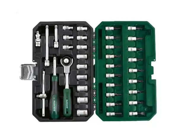 Bild 4 von PARKSIDE® Steckschlüssel Satz mit Schwenkkopf-Ratsche