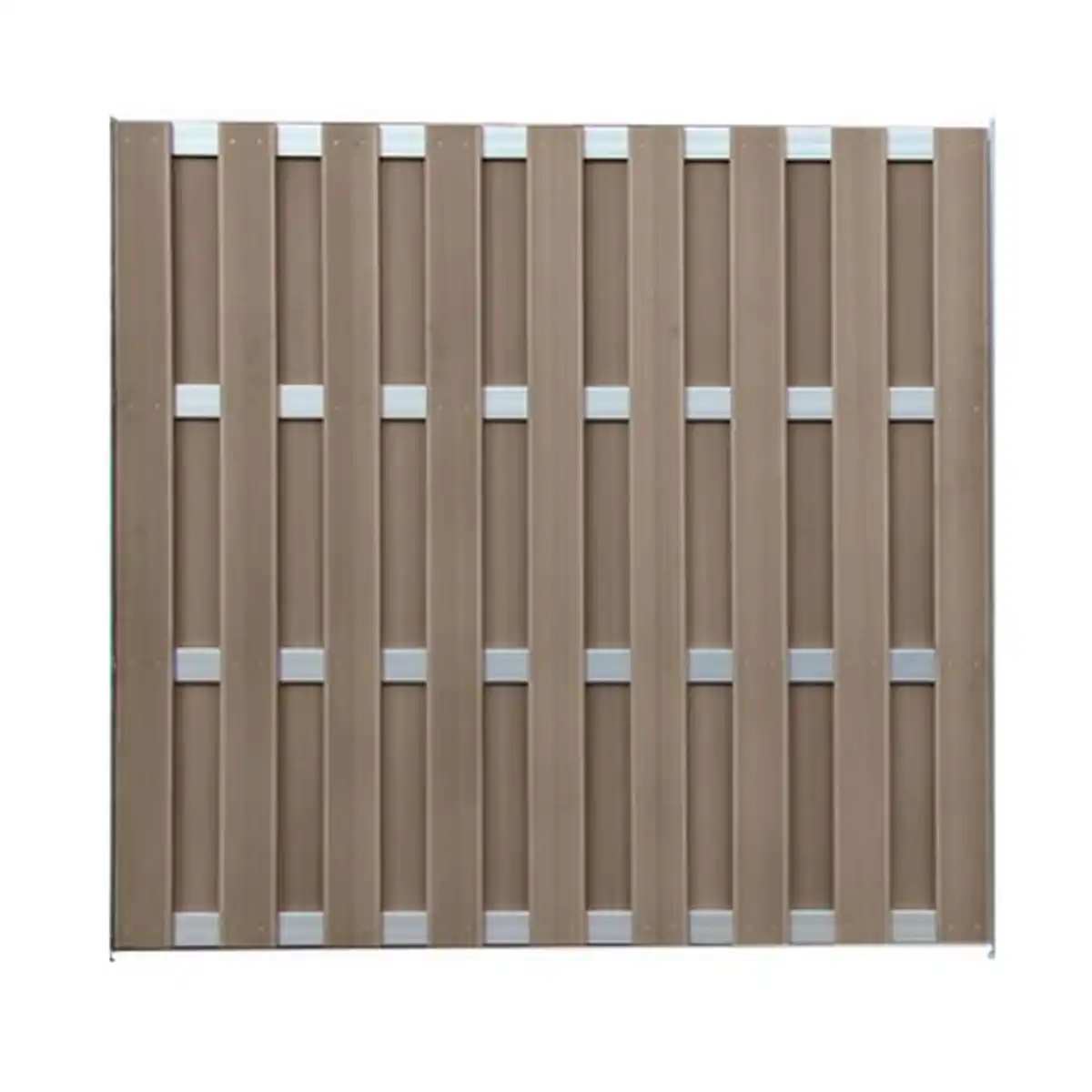 Bild 1 von WPC-Zaun 'Lasse' sandfarben 180 x 180 cm