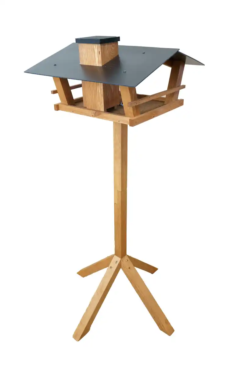 Bild 1 von Vogelhaus Villa Emilia grau mit Ständer 39 x 39 x 19 cm