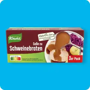 KNORR®  Basissoße, Soße zu Schweinebraten