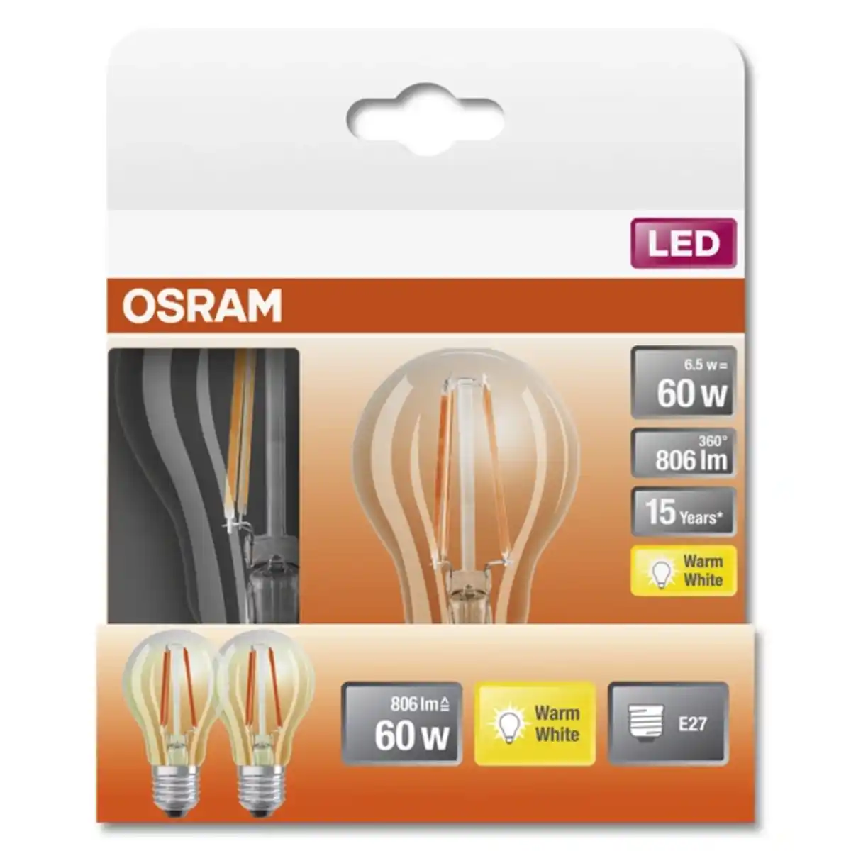 Bild 1 von OSRAM LED-Lampe »LED Retrofit CLASSIC A«, 6,5 W, 240 V