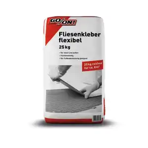 GO/ON! Fliesenkleber flexibel grau 25 kg