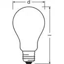 Bild 2 von OSRAM LED-Lampe »LED Retrofit CLASSIC A«, 17 W, 240 V