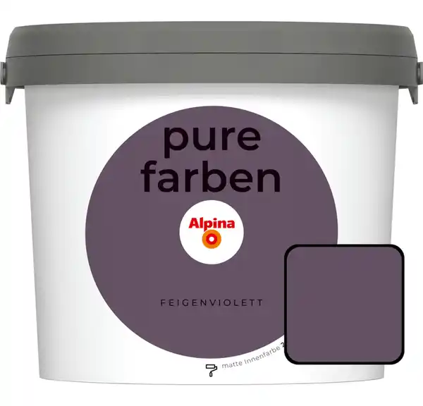 Bild 1 von Alpina Pure Farben Wandfarbe Feigenviolett 2,5 L