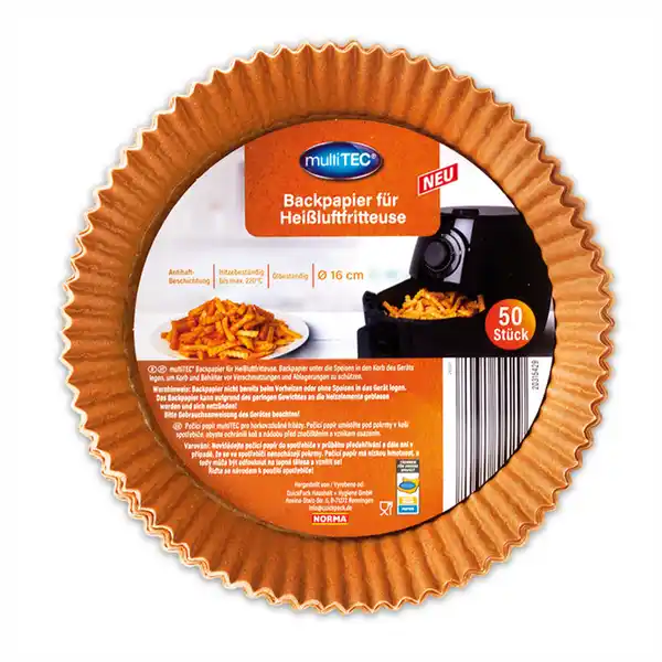 Bild 3 von Multitec Backpapier für Heißluftfritteusen