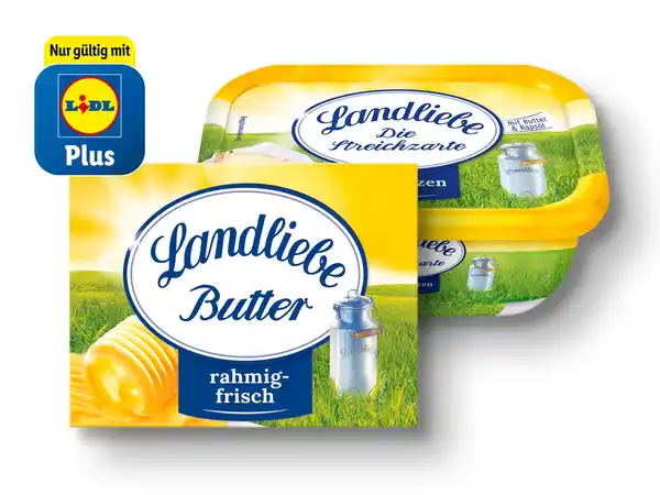 Bild 1 von Landliebe Butter/Die Streichzarte,  250 g