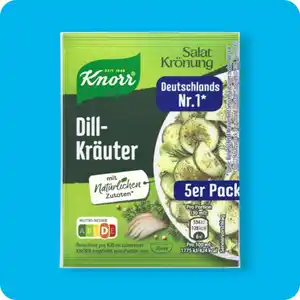 KNORR®  Salatkrönung, Dill-Kräuter oder Paprika-Kräuter