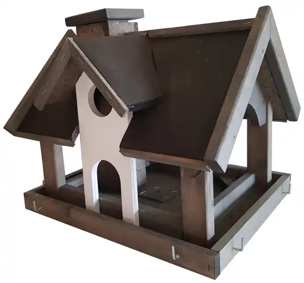 Bild 1 von Vogelhaus massiv mit 3-Bein Ständer LxBxH: 34x33x40 cm