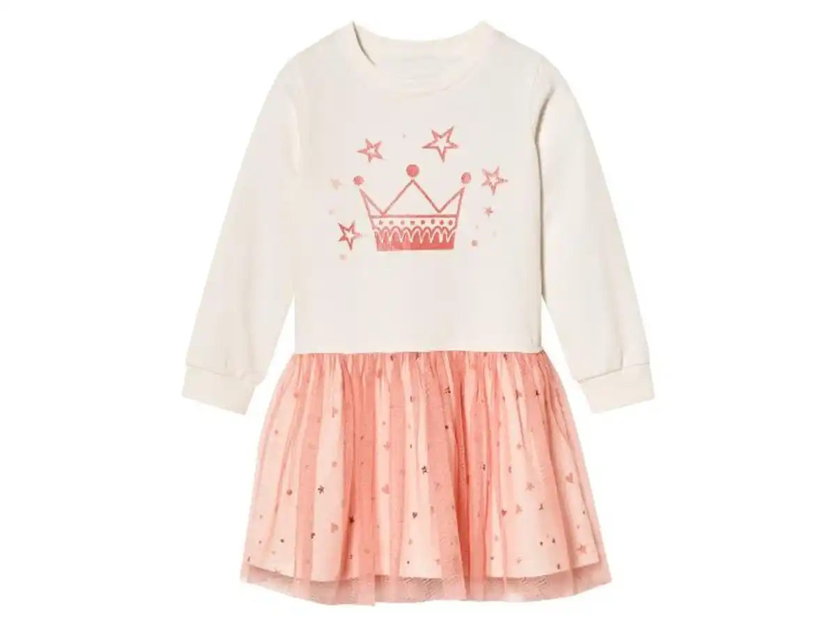 Bild 2 von lupilu® Kinder Sweatkleid, mit angesetztem Tüllrock