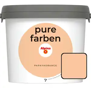 Alpina Pure Farben Wandfarbe Papayaorange 2,5 L