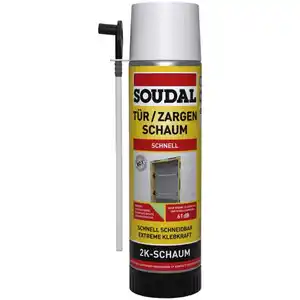 SOUDAL Tür- und Zargenschaum, 2K, 400 ml, 35 kg/m³