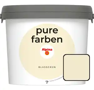 Alpina Pure Farben Wandfarbe Blassgrün 2,5 L