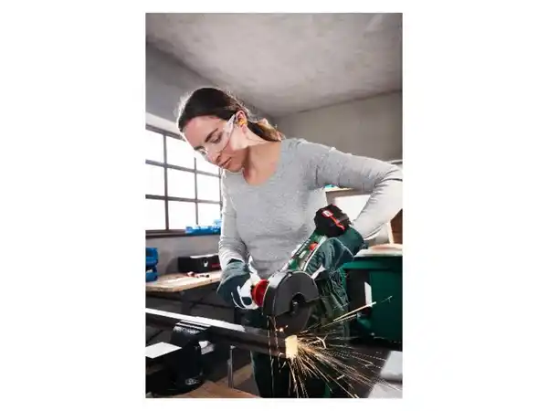 Bild 2 von PARKSIDE® 20 V / 4 Ah Akku-Winkelschleifer »PWSA 20-Li D4« Starterset, mit Akku und Ladegerät