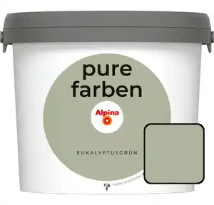 Alpina Pure Farben Wandfarbe Eukalyptusgrün 2,5 L