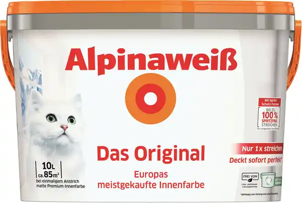 Bild 1 von Alpinaweiß Das Original 10 L matt