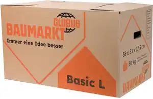 Globus Umzugskarton Basic L Innenmaß: 58 x 33 x 32,5 cm