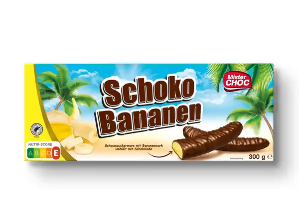 Bild 1 von Mister Choc Schoko Bananen,  300 g