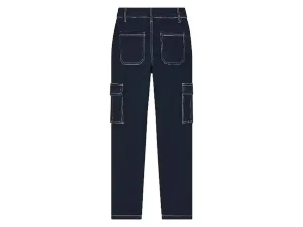 Bild 3 von pepperts!® Kinder Jungen Cargo Jeans, Slim Fit, mit normaler Leibhöhe