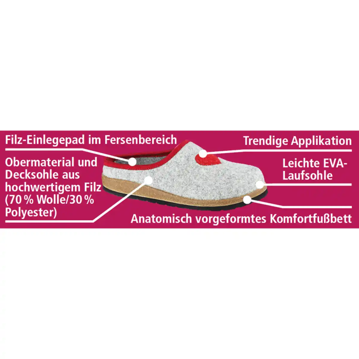 Bild 3 von Biofun Filzclogs