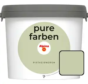 Alpina Pure Farben Wandfarbe Pistaziengrün 2,5 L