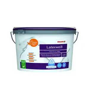toom Latexweiß seidenglänzend 2,5 l