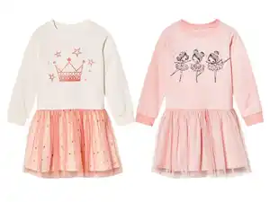 lupilu® Kinder Sweatkleid, mit angesetztem Tüllrock