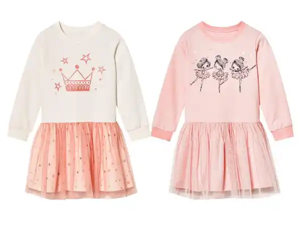 Bild 1 von lupilu® Kinder Sweatkleid, mit angesetztem Tüllrock