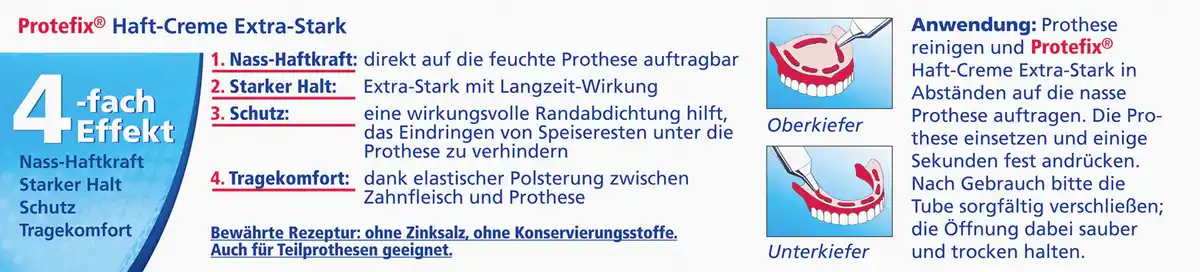 Bild 2 von Protefix Haft-Creme Extra-Stark, 47 g
