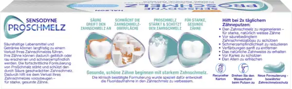Bild 2 von Sensodyne ProSchmelz Sanft Weiss Plus Zahncreme, 75 ml